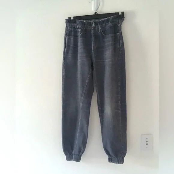 Rag & Bone Miramar Jogger Pant Jean Sweat Pants in Indigo Cotton Terry Size XS - Picture 3 of 16
